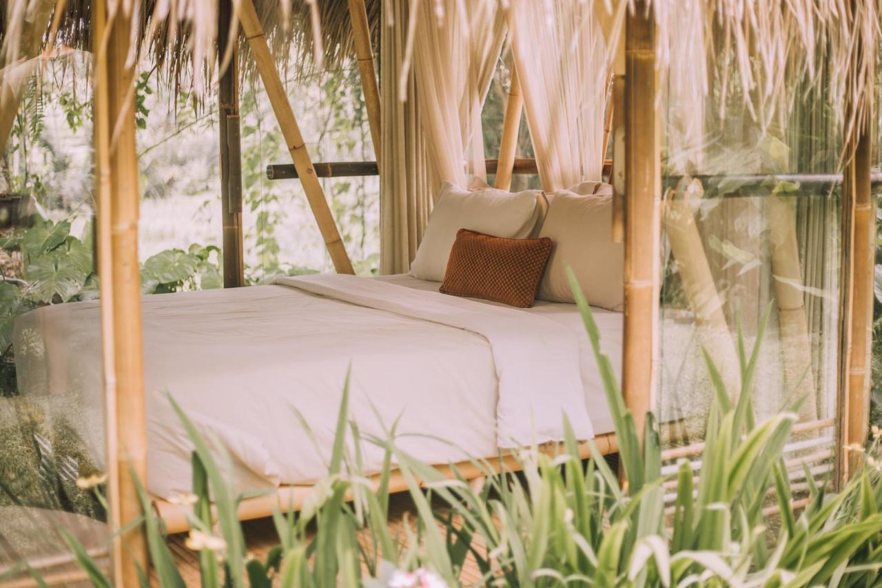 Hideout Eco Bamboo House Bali Villa Selat Exterior photo